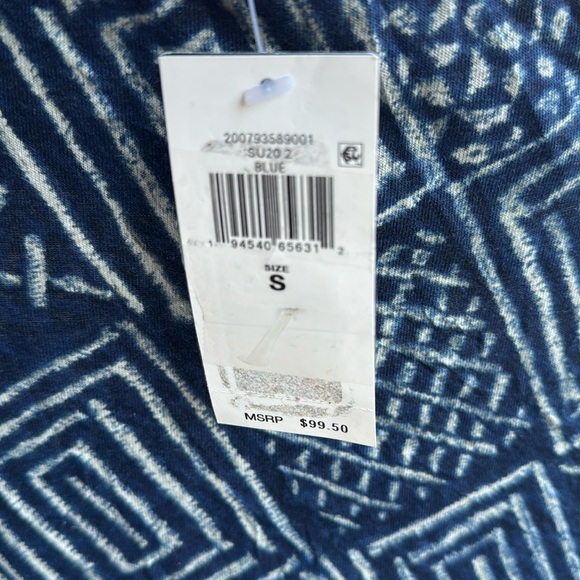 NWT Lauren Ralph Lauren Asymmetrical Blue White Skirt S $99 - Picture 3 of 7